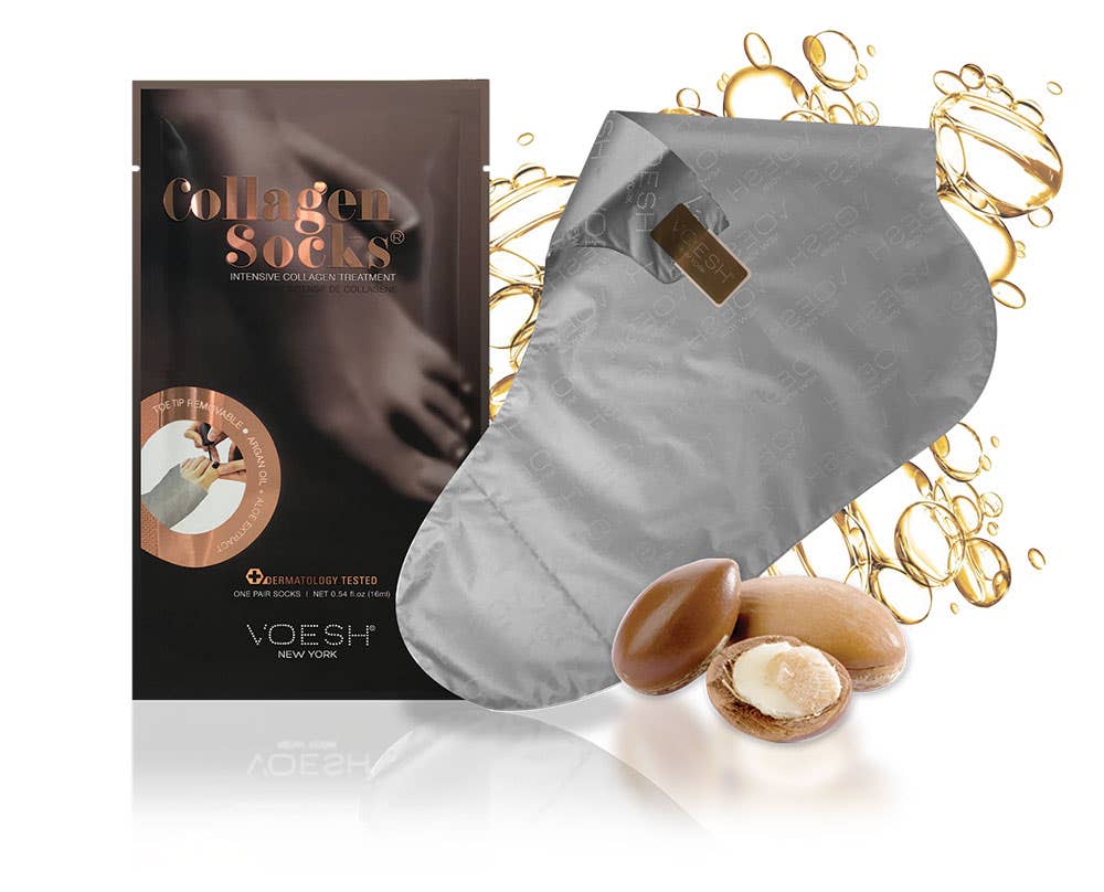 VOESH® Collagen Pedicure Socks with Argan Oil