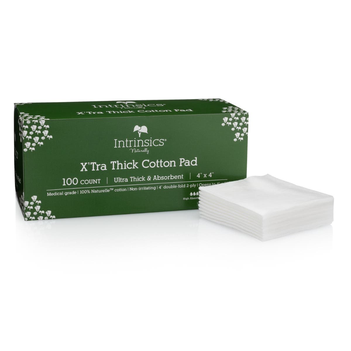 Intrinsics Xtra Thick Cotton Pad - 100 Count 17$