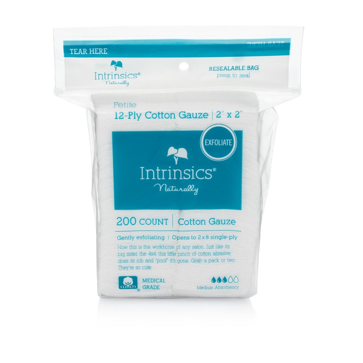 Intrinsics® Petite Cotton 12-Ply Gauze 2
