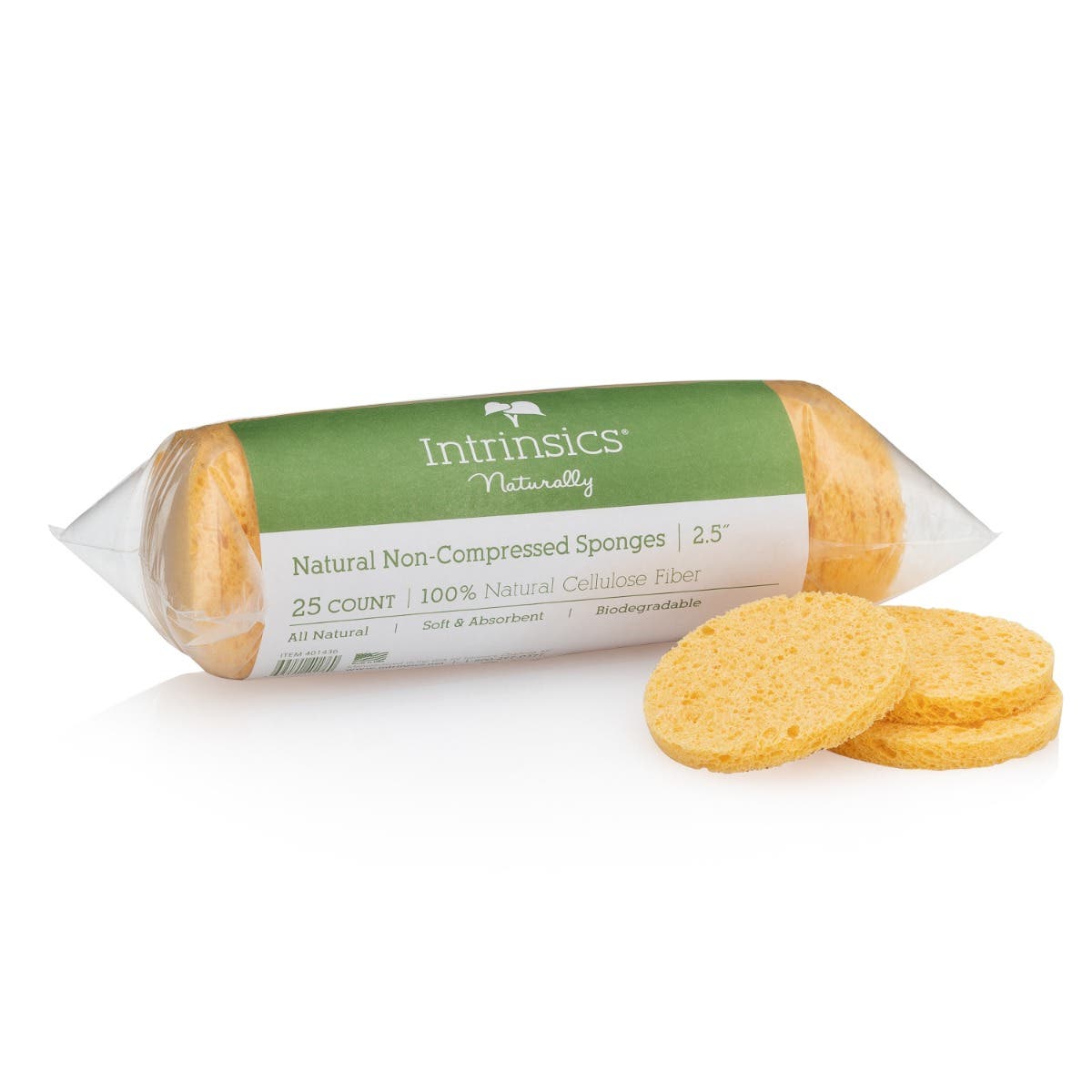 Intrinsics Natural Non-Compressed Sponges 2.5