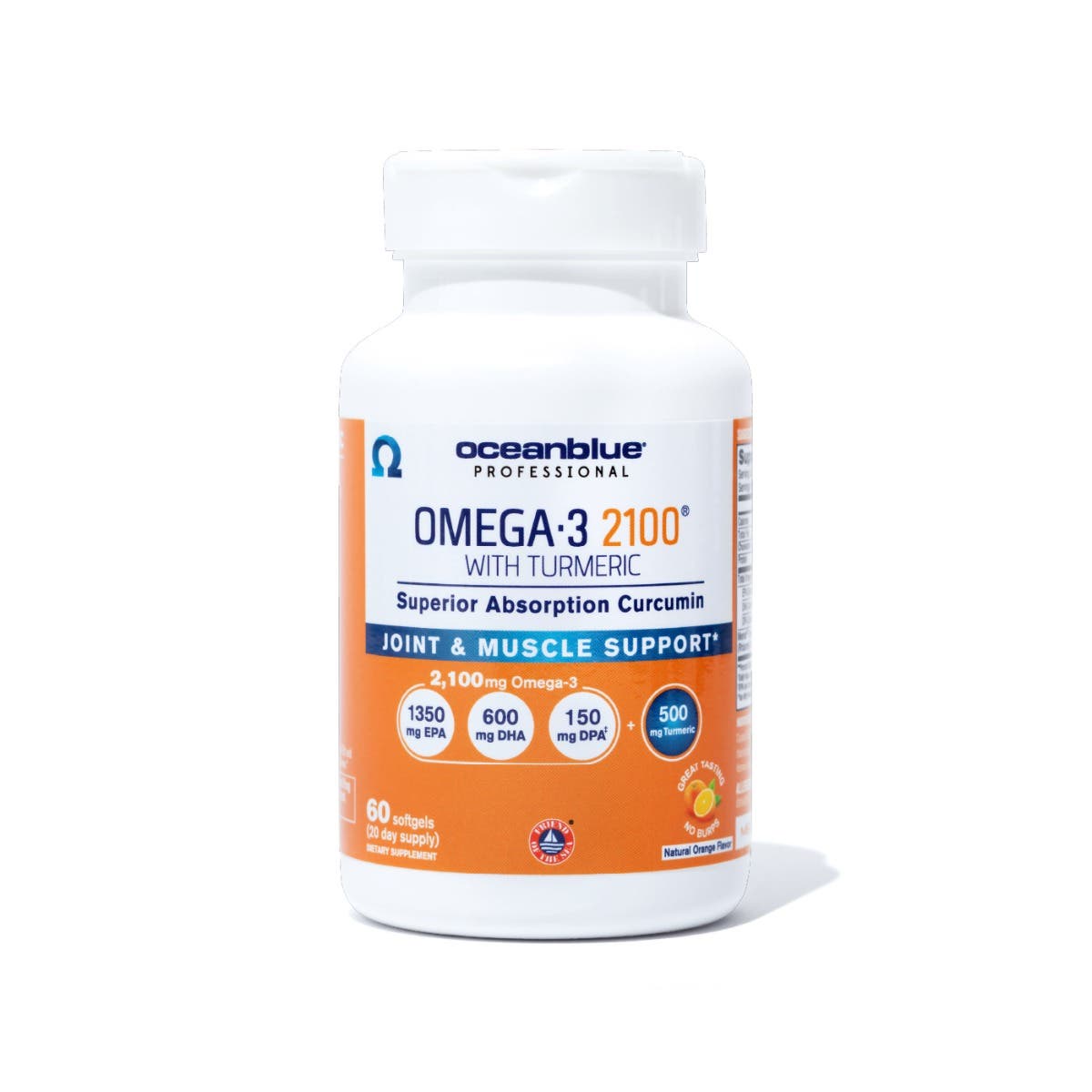 OceanBlue® Omega-3 2100® With Turmeric 60ct