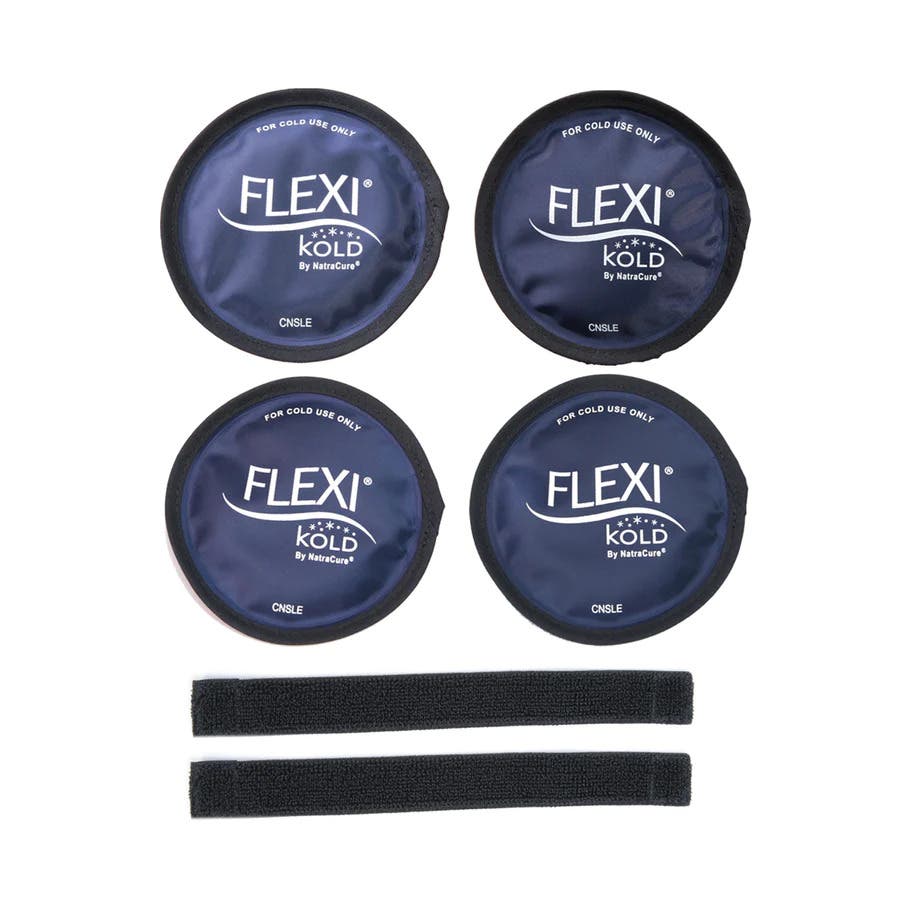 FlexiKold™GelColdPackCirclesw/Straps(4PK)