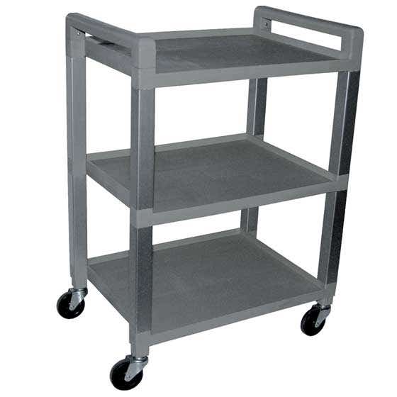 UtilityPolyCartw/3Shelves-Gray