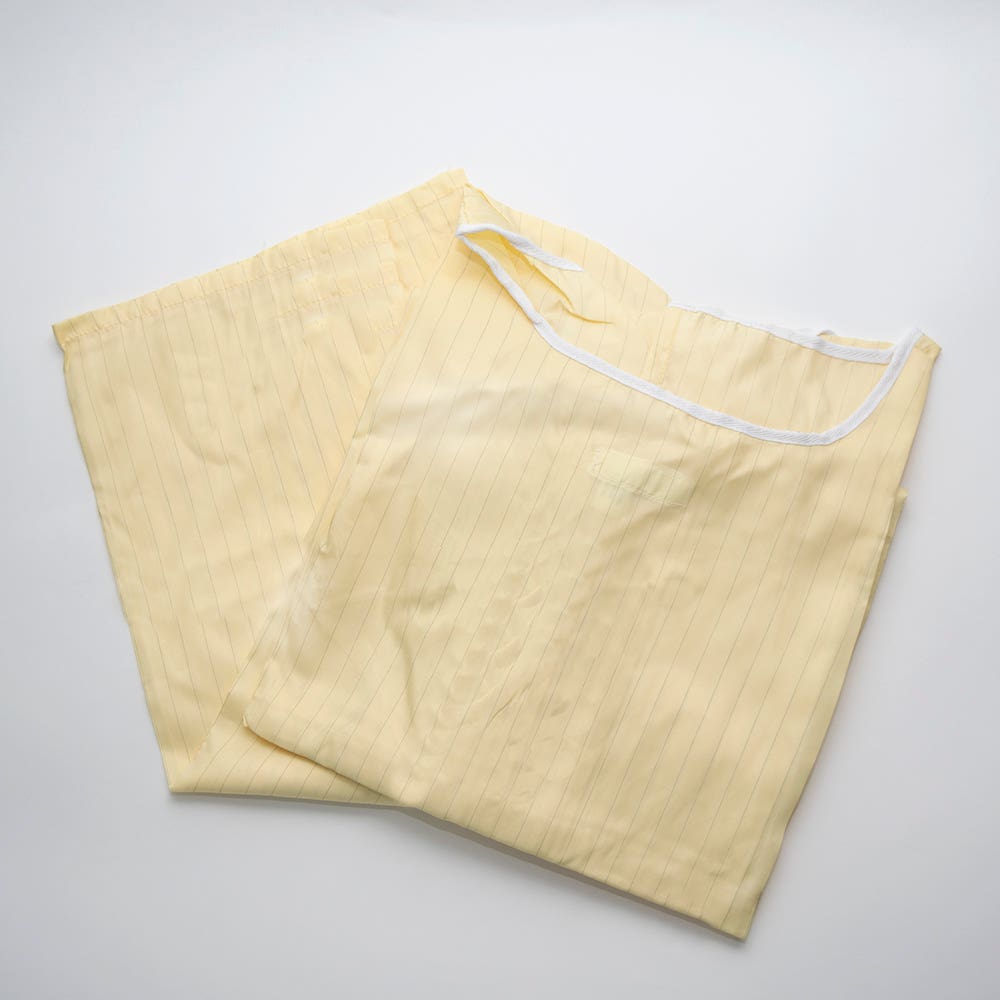 YellowIsolationGown,Washable,47X5812/pack