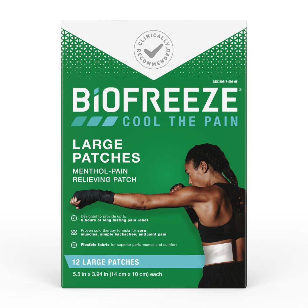 Biofreeze Large Patch 12 Count 23$