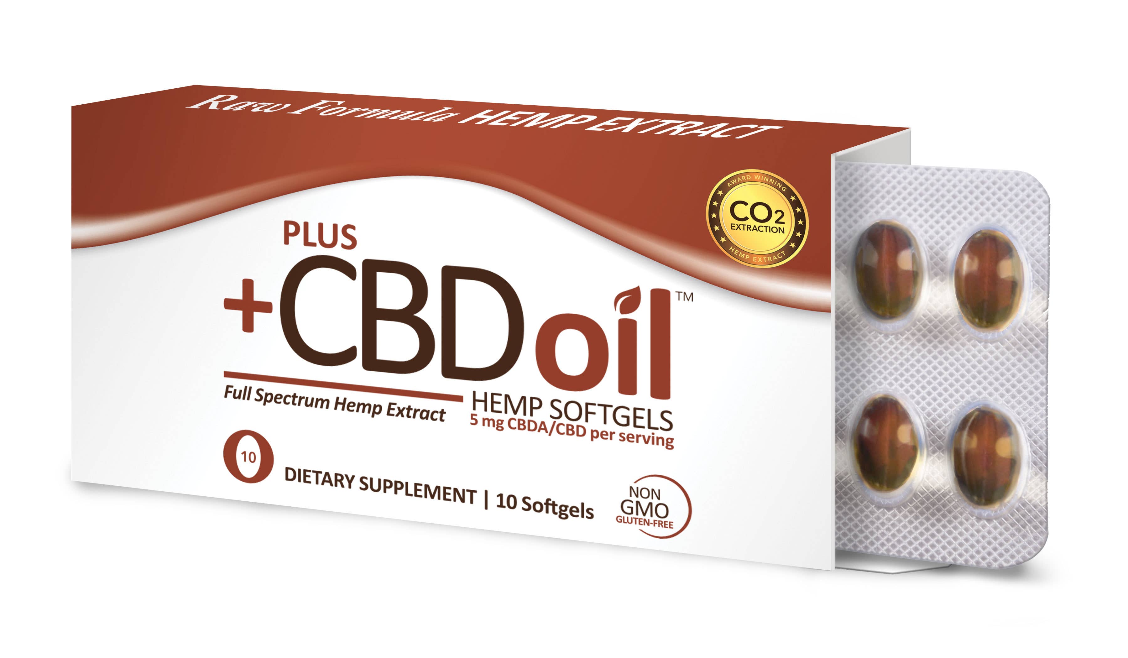 PlusCBD Oil Softgels Raw - 5mg 0$