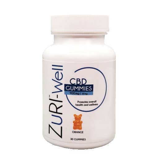 ZuRI™ CBD Gummies – 900mg 30 Count