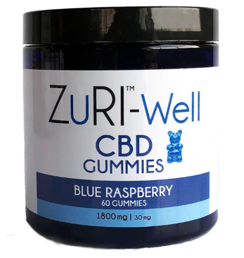 ZuRI™ CBD Gummies – 1800mg 60 Count