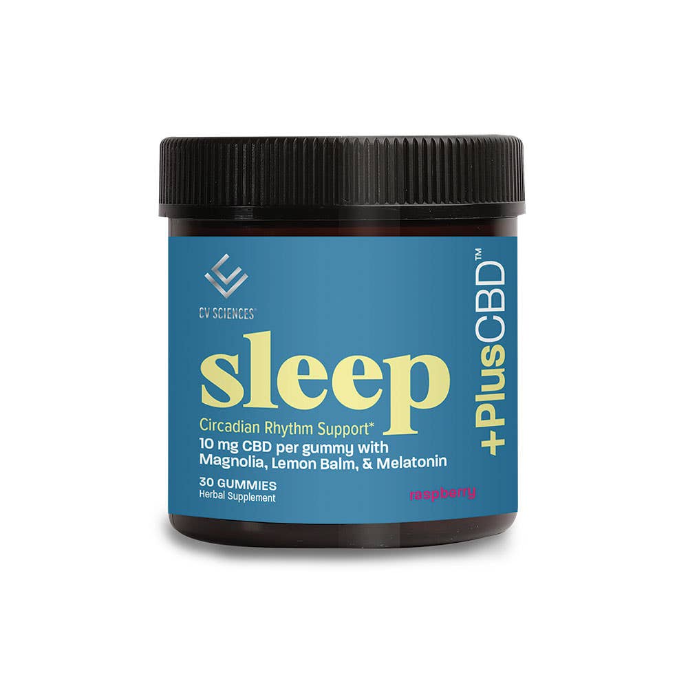PlusCBD Sleep Gummies - 10mg Raspberry 30ct 36$