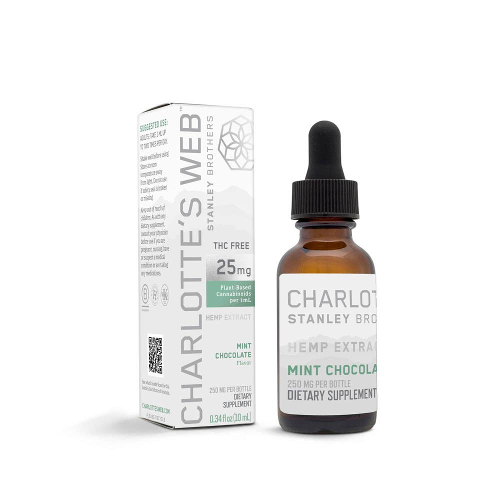 Charlottes Web THC Free CBD Oil 25mg - 30mL 25$