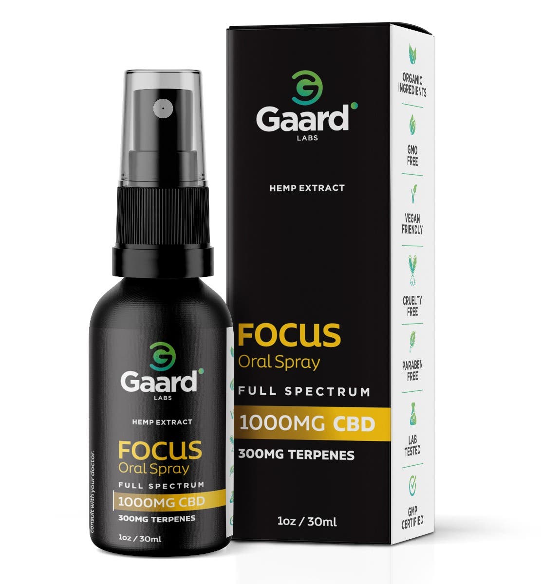 Gaard Labs™ CBD Focus Oral Spray
