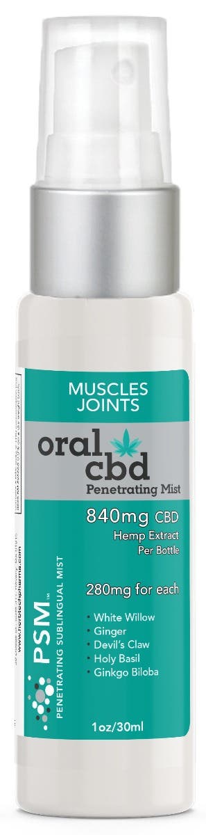 Herb Tech Oral CBD Spray - Muscle & Joints 1 oz