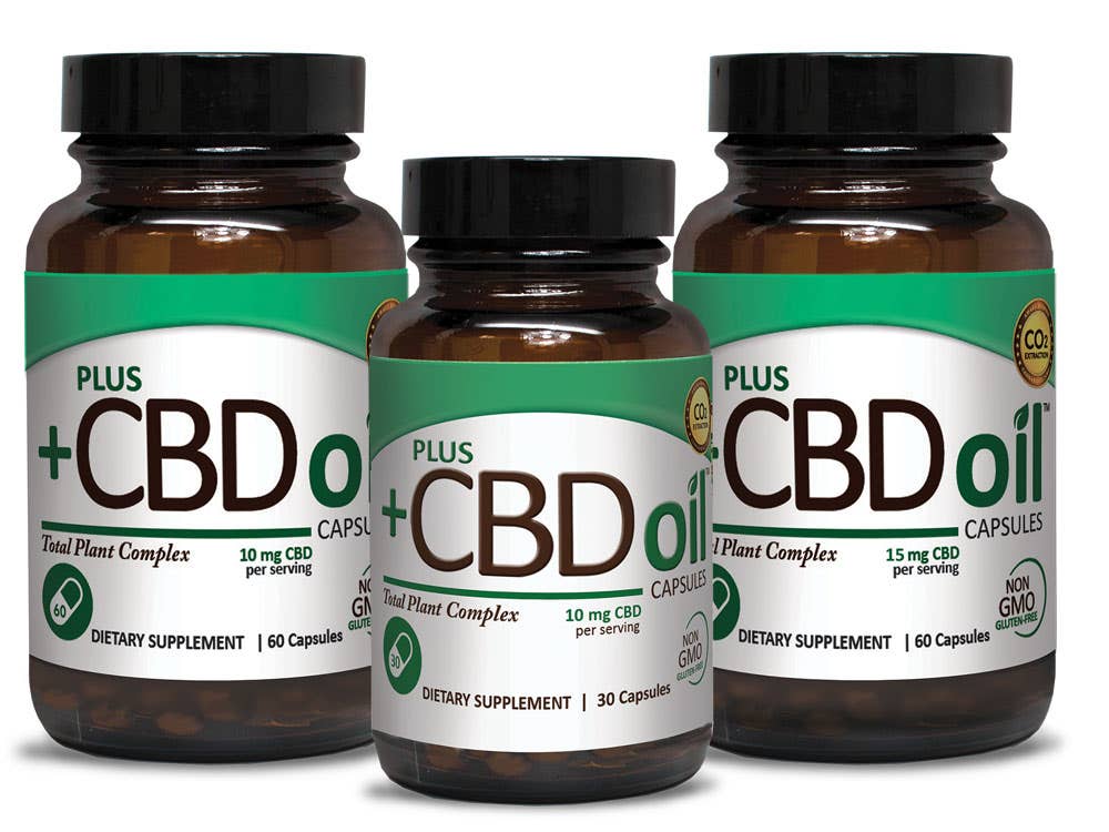 PlusCBD Oil Capsules - 10 mg of CBD per serving 0$