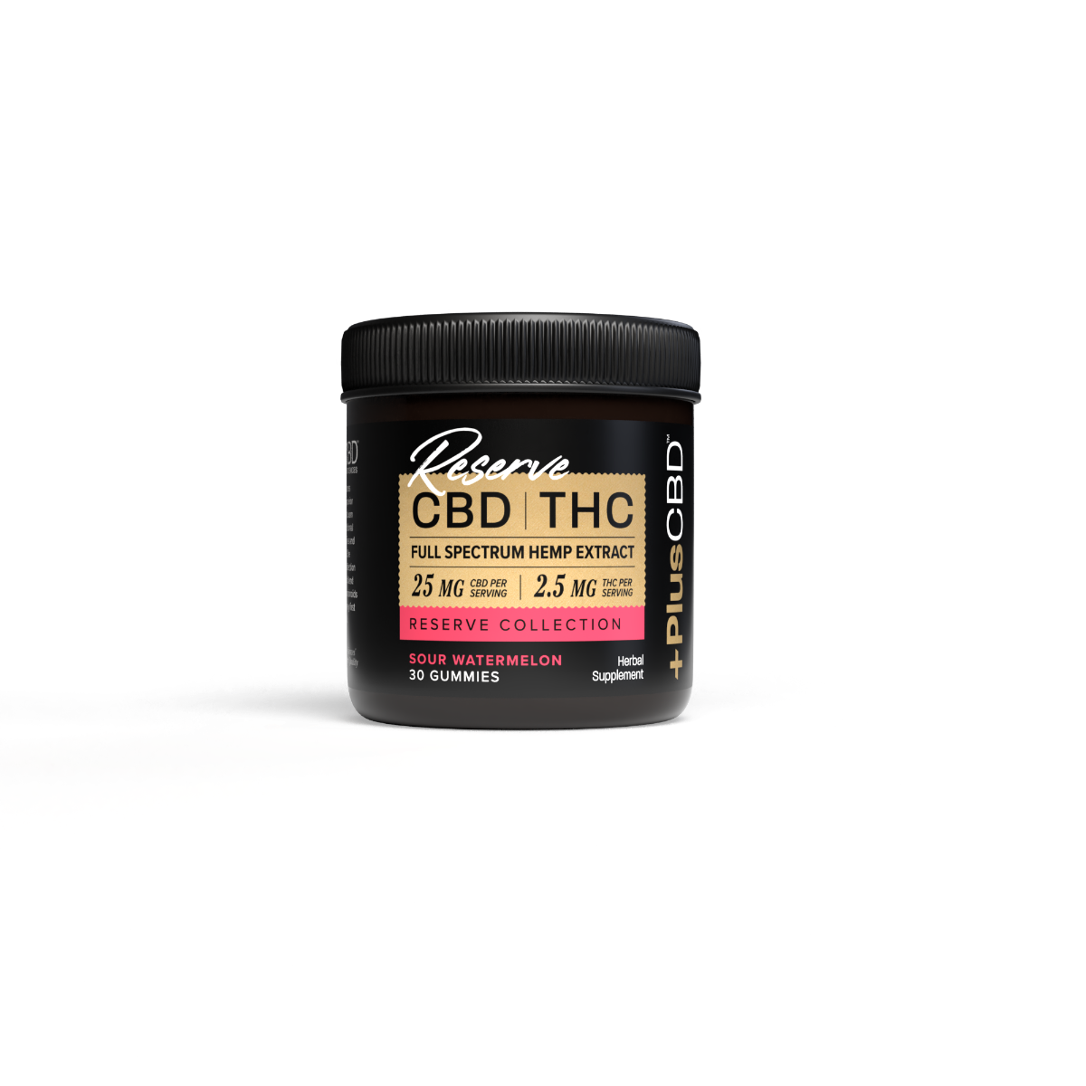 PlusCBD Reserve Collection Gummies Sour Watermelon 30ct 56$