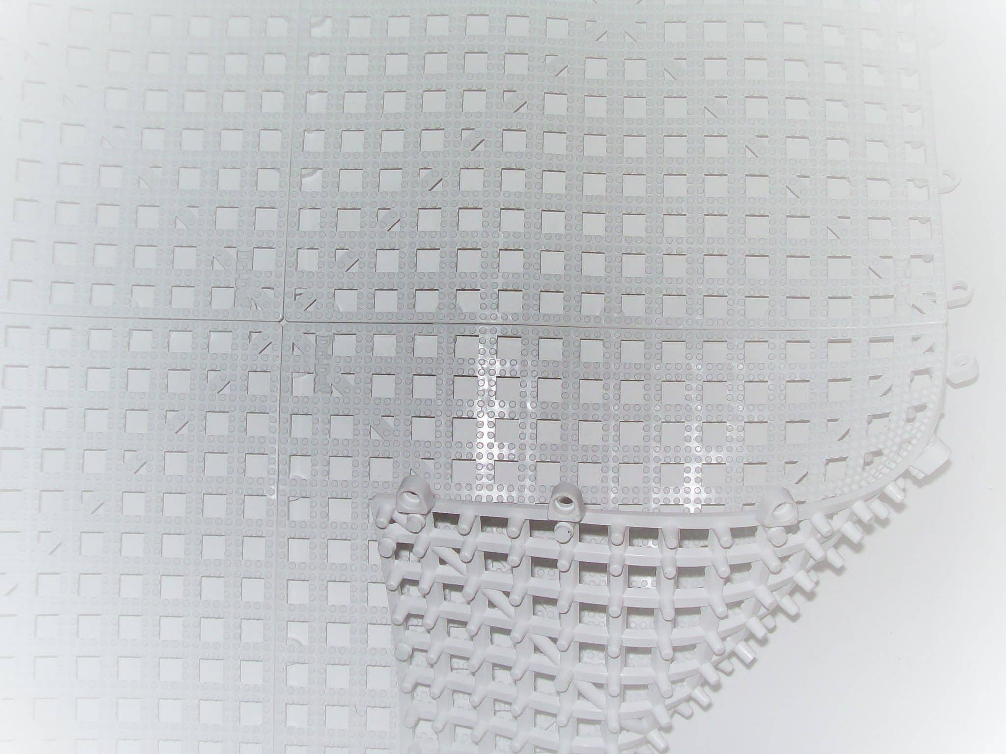 TouchAmerica Non-Slip Floor Mat White 36 x 48