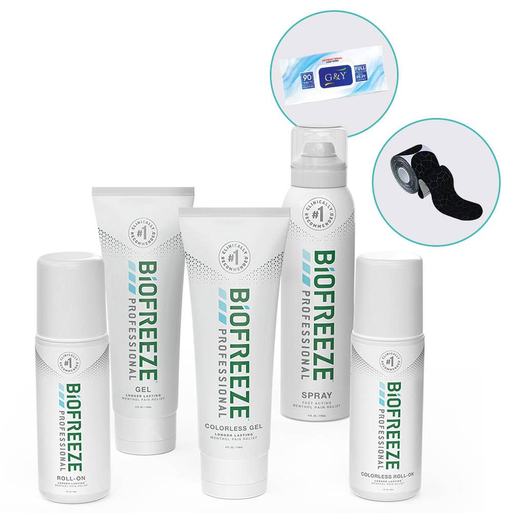 Biofreeze Professional Buy 10 Colorless Roll-Ons 10 Sprays 18 Regular Tubes Get 10 Mix Free Free Bonus Gift 434$