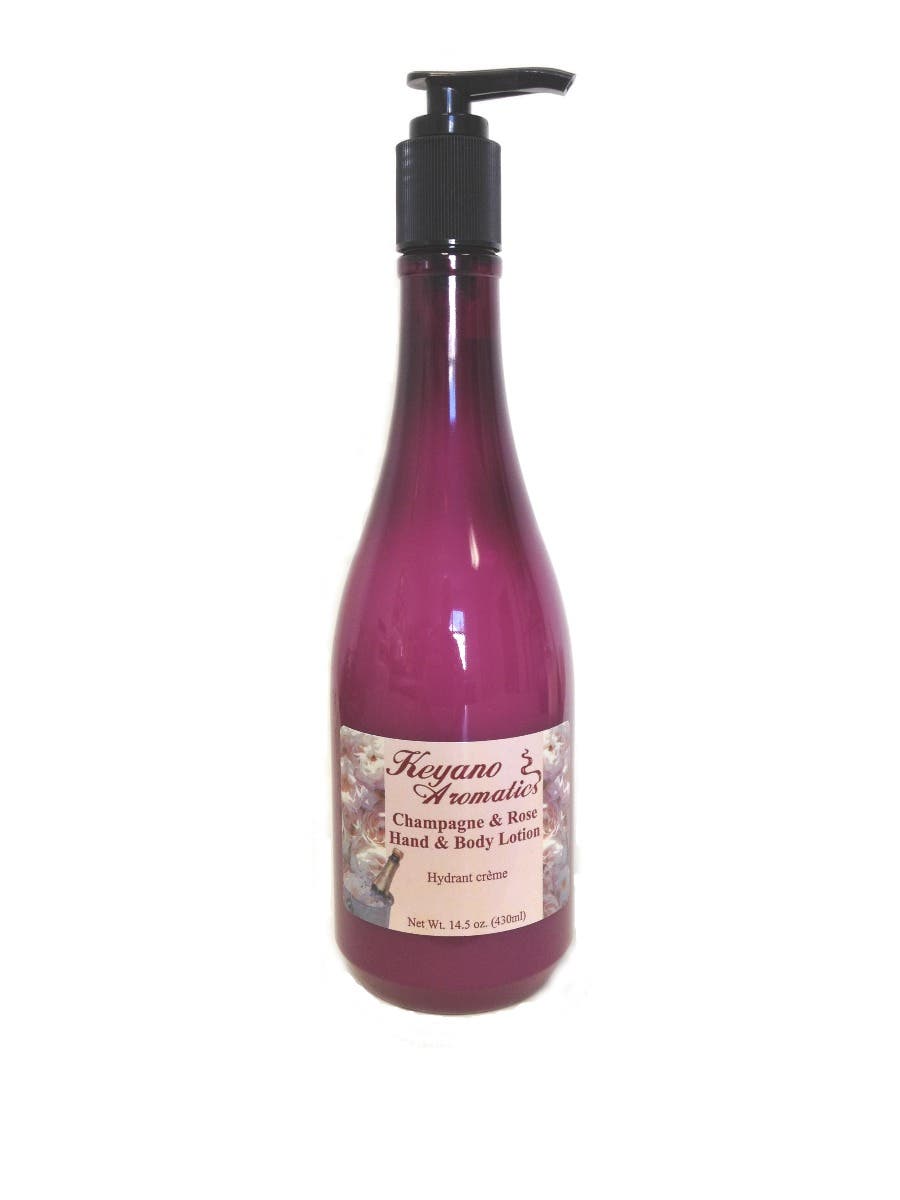 Keyano Champagne & Rose Butter Lotion 14.5 oz.