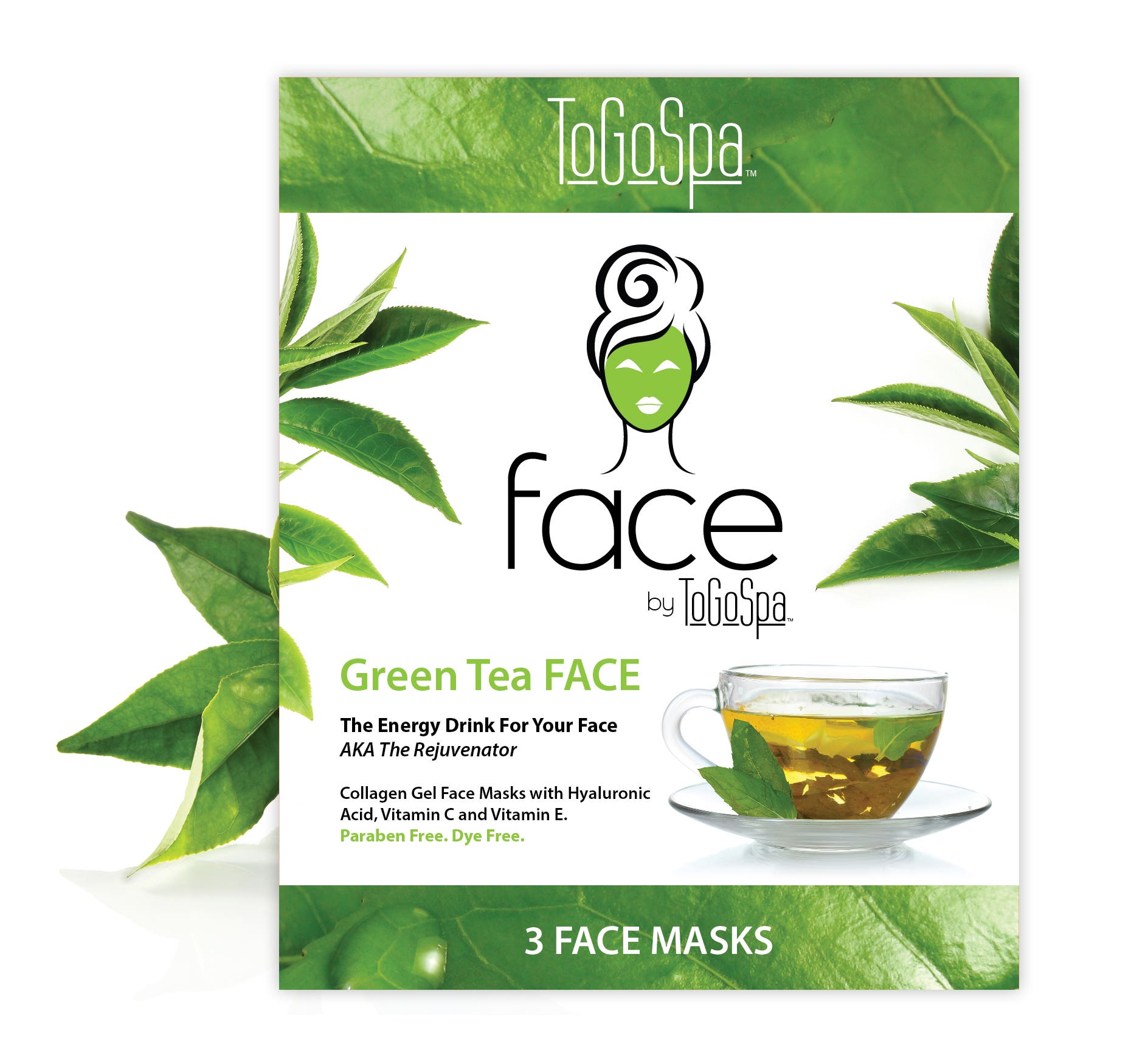 FACE by ToGoSpa&trade; Collagen Gel Face Masks