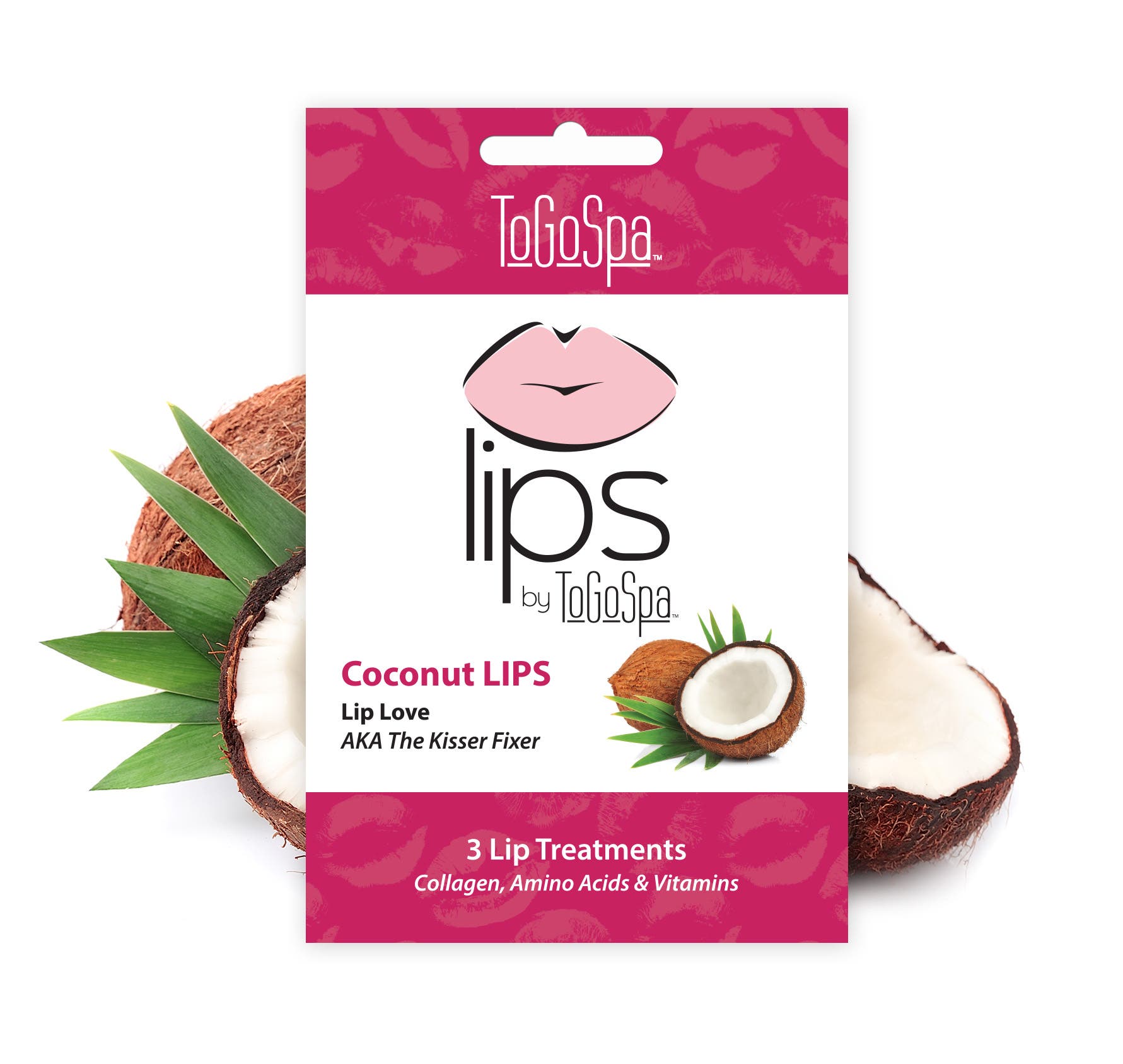 LIPS by ToGoSpa&trade; Collagen Gel Lips Masks - Back Bar Box