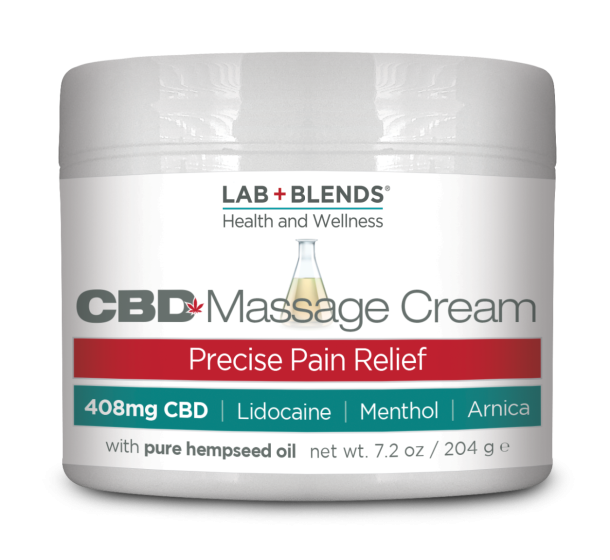 Lab+Blends™ 408mg CBD Massage Cream - 7.2 oz By BIOTONE®