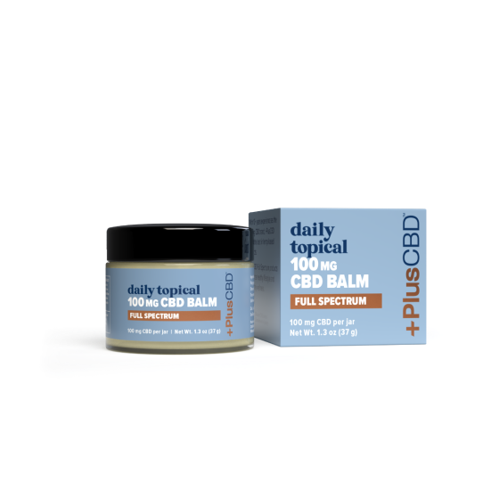 PlusCBD CBD Oil Balm Extra Strength Gold Formula for Sale 1.3 oz.