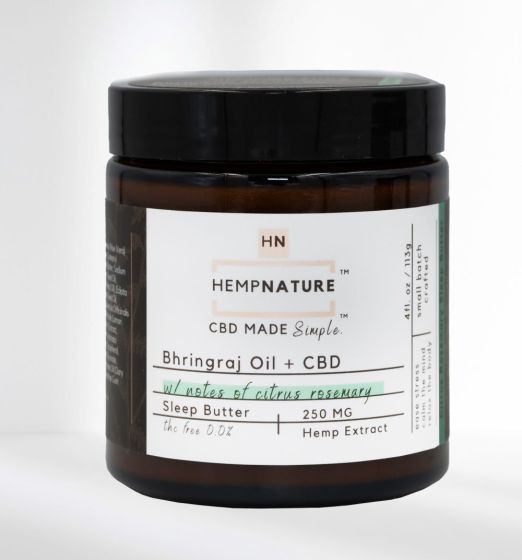 HempNature® Tester Sleep Butter Citrus Rosemary 1 Unit