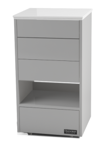 OAKWORKS® Masters Collection Halo Slimline Trolley with 4 Drawers