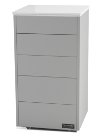 OAKWORKS® Masters Collection Halo Slimline Trolley with 5 Drawers