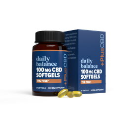 +PlusCBD™ Daily Balance THC Free 100mg 30ct Softgels