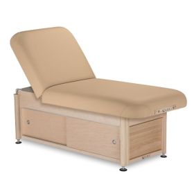 Living Earth Crafts® Serenity™ Tilt Top Table with Designer Cabinet Base