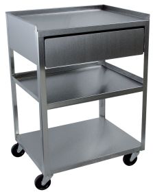 Single Locking Cabinet With Drawer