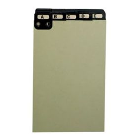 Alphabetic Metal Tabbed Index Set 8.5 X 5.5