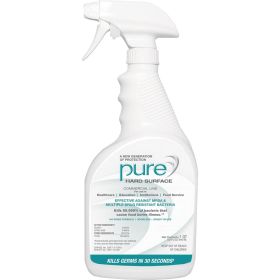 PURE® Hard Surface Disinfectant Sanitizer - 32 oz. - 12/Case with 2 Spray Bottles