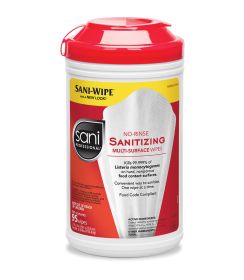 Sani Professional® No-Rinse Sanitizing Multi-Surface Wipes