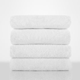 Bath Towel Terry Cloth White - 20 x 40, 5Lb, 1 Dozen