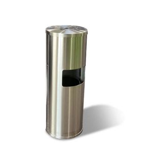 Zehn-X Stainless Steel Wipe Dispenser Trash Can