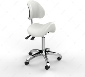 Silverfox Stool with Back, 1025A