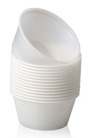 Amber Mini Mud Warmer Plastic Cups 100 Pack