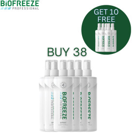 Biofreeze Pro® Buy 38 Sprays Get 10 Free