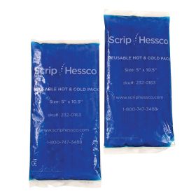 ScripHessco Reusable Hot & Cold Gel Ice Pack 5 x 10.5