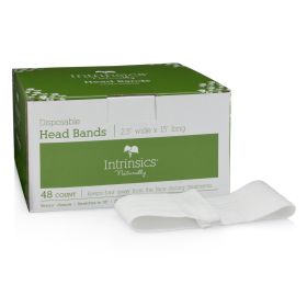 Intrinsics® Disposable Headbands - 2.5 Wide x 15 Long - 48 Count