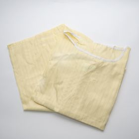 Yellow Isolation Gown, Washable, 47 X 58 12/pack