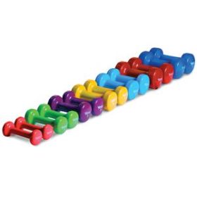 1 lb - 10 lb Dumbbells & Vinyl Coated Hand Weights