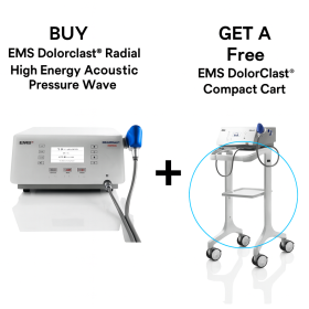 EMS Dolorclast® Radial High Energy Acoustic Pressure Wave with Cart