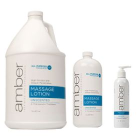Amber Unscented Massage Lotion