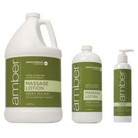 Amber Green Tea Mint Massage Lotion