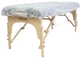 Disposable Fitted Sheet for Massage Tables - White - 76 x 36 x 6