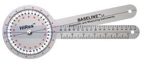 Baseline Hi-Res Plastic 12 Goniometer 360 Degree