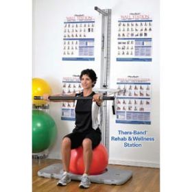 TheraBand® Rehab And Wellness Station - Total Body Exercise Station