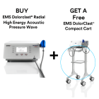 EMS Dolorclast® Radial High Energy Acoustic Pressure Wave with Cart